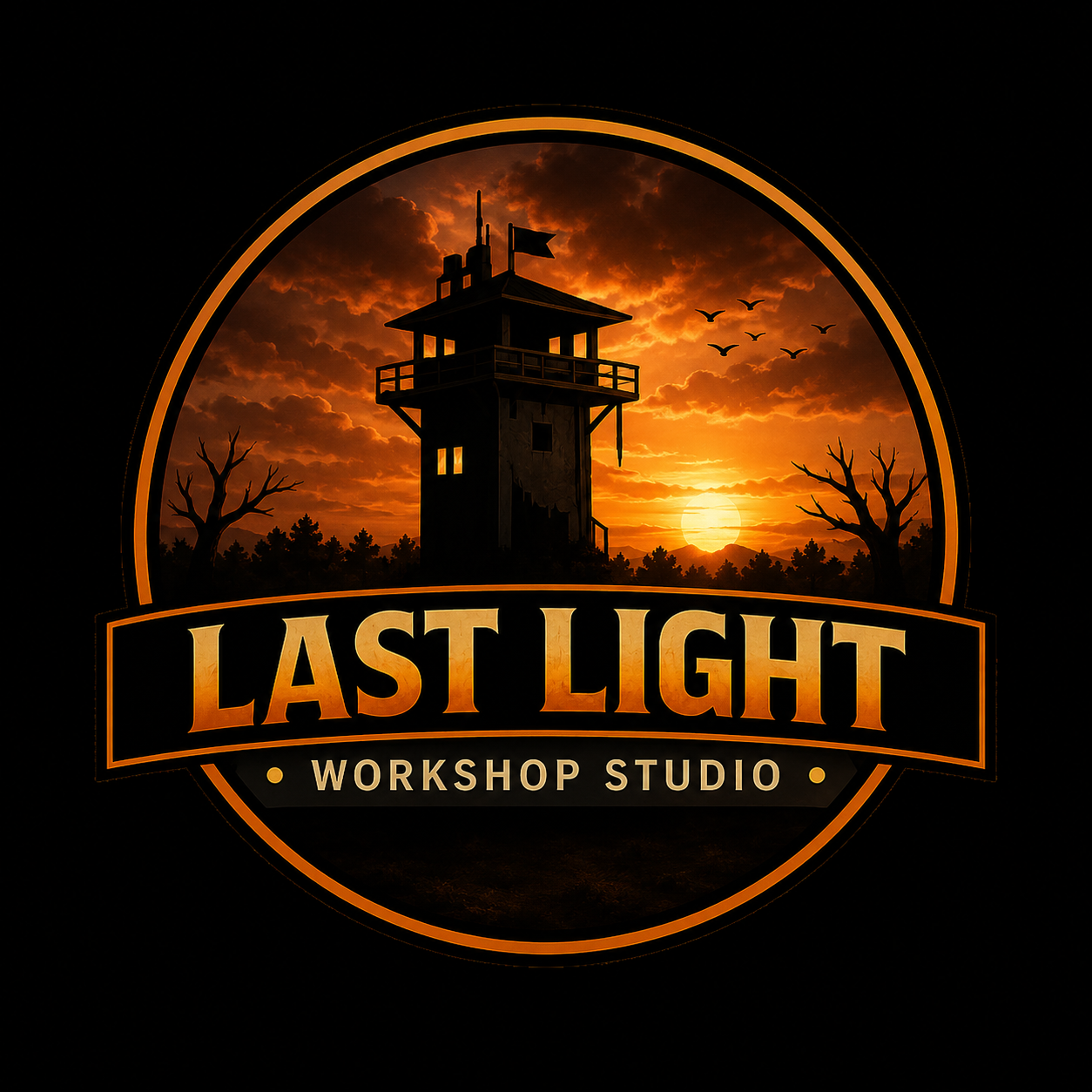 Emblème du studio — Last Light Workshop Studio